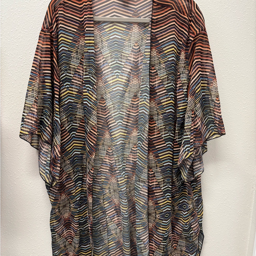 Democracy - Multicolor Geometric Kimono